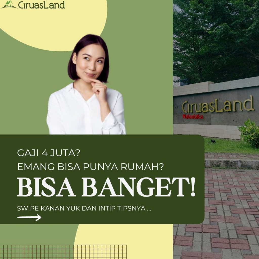 gambar headline dari artikel gaji 4 juta mau punya rumah? bisa banget! simak tips berikut